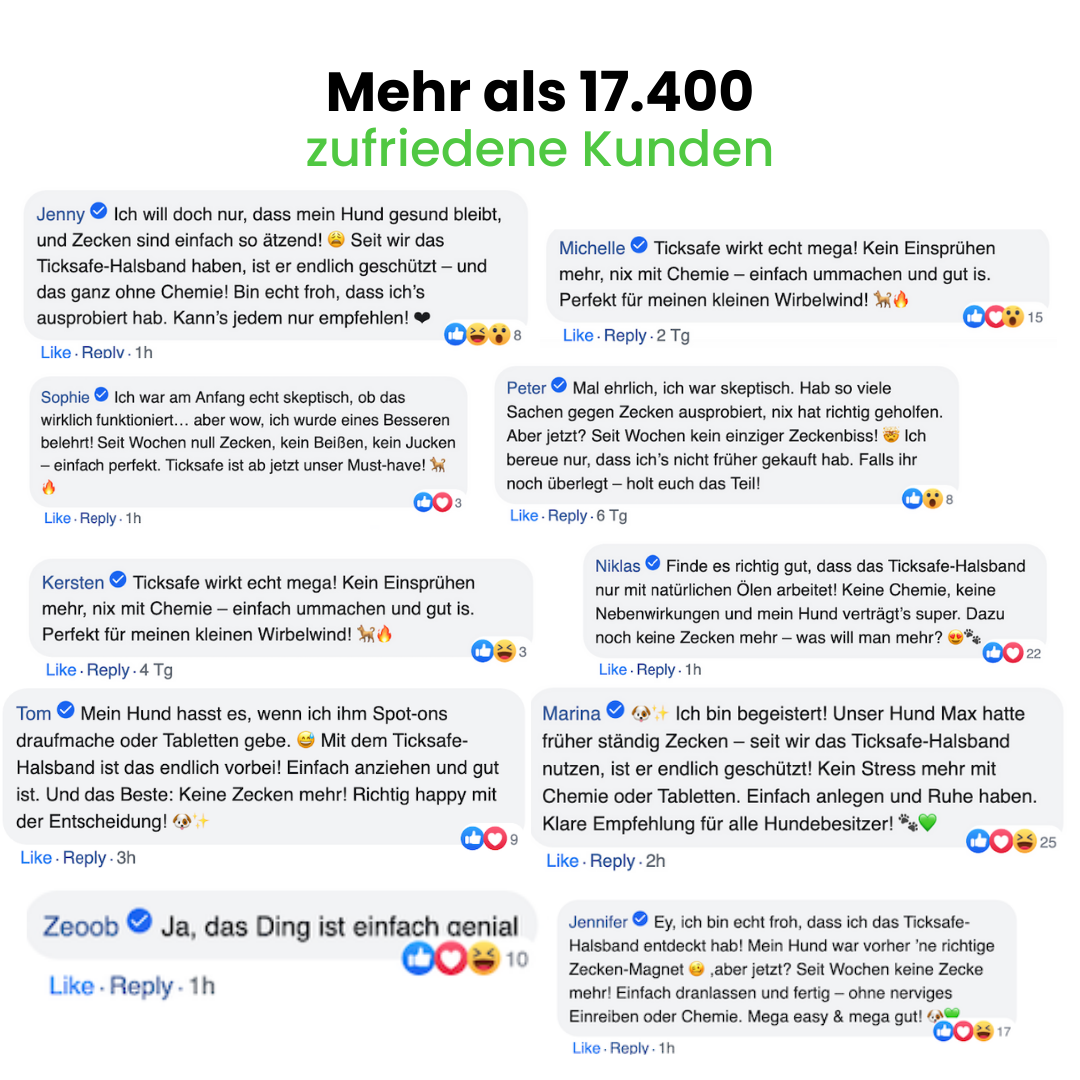 TickSafe™ - Anti-Floh- und Zeckenhalsband