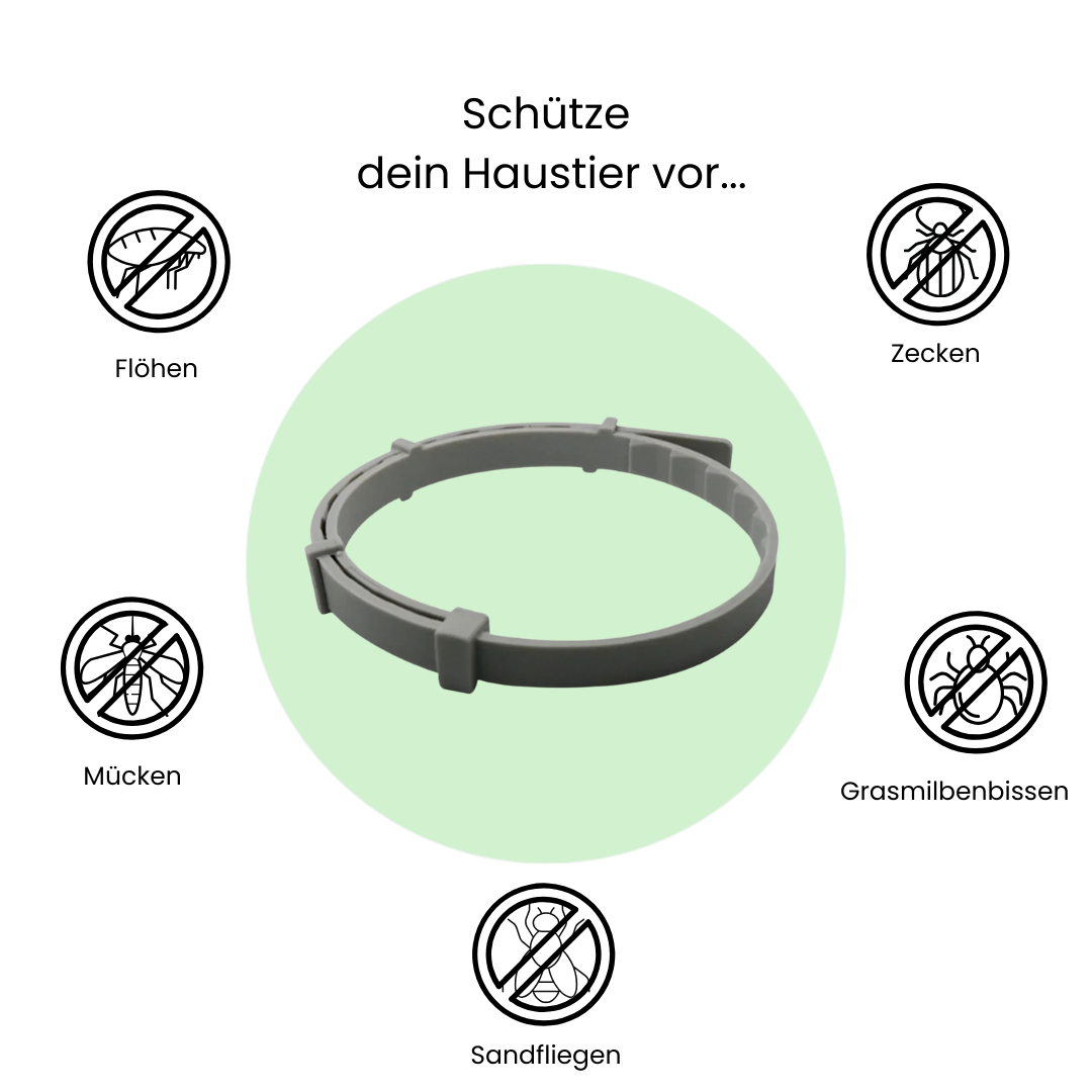 TickSafe™ - Anti-Floh- und Zeckenhalsband